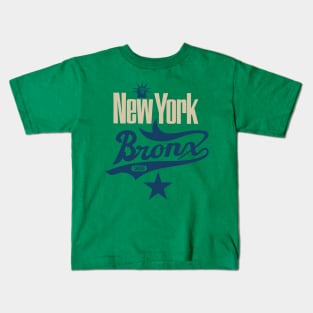 New York Bronx - New York Bronx Schriftzug - Bronx Logo Kids T-Shirt